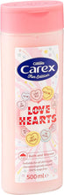 Carex Fun Editions Love Hearts Shower Gel, Cleans, Cares and Protects, Bulk Buy, Pack of 6 x 500 ml