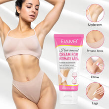 Hair Removal Cream, Intimate Painless Hair Remover for Sensitive Skin, Gentle Formula Intimate Hair Removal Cream for Pubic, Bikini, Face and Body