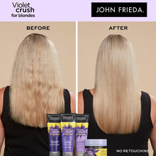 John Frieda Violet Crush for Blondes Toning Shampoo for Blonde Hair, Purple Shampoo for Blondes 250 ml