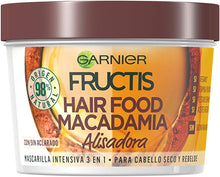 Garnier Fructis Hair Food Macadamia Nourishing Hair Mask for Dry Hair, 390 ml