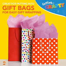 SOL 20pk Pink Tissue Paper Sheets for Wrapping Gifts 66x50cm  Valentine Gift Wrap for Birthdays & Weddings  Soft Craft Paper for Packaging, Hampers & Arts  Lightweight & Easy to Fold