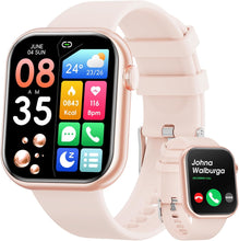 Hwagol Smart Watch (Answer/Make Calls), 1.85" Fitness Tracker, Smartwatch Heart Rate/Sleep Monitor/Pedometer/Calories, 140+ Sports Modes, Waterproof Women's Men's Fitness Watch for Android iOS