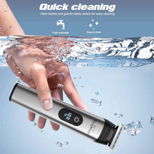 Brightup Beard Trimmer for Men - 22 Piece Beard Grooming Kit with Hair Trimmer, Hair Clippers, Electric Razor - IPX7 Waterproof Shavers for Mustache, Face, Nose, Ear, Body - Mens Gifts, YH-7282