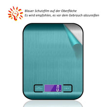 Digital Kitchen Scales, 5 kg Electronic Cooking Scales, Stylish Ultra-Thin Food Scales, Electronic Cooking Scales For Home And Kitchen With Lcd Display and Tare Function. (Silver-5kg)