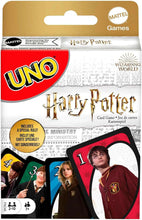 Mattel Games UNO Harry Potter Card Game, Movie-Themed Collectors Deck of 112 Cards with Hogwarts Character Images, Gift for Fans Ages 7 Years+, FNC42