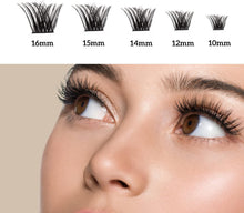 Individual Lashes 45 Cluster Lashes DIY False Eyelashes Natural Look D Curl Reusable Fluffy Individual Cluster Lashes Soft Eyelashes False Eyelashes With Clear Glue Strong Hold 10-16MM