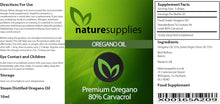 Naturesupplies Wild Oregano Oil 10ml Made in UK, Grown in The Mountains of The Mediterranean, 80 Percent Plus Carvacrol,125-130mg Carvacrol Per Serving, Super Potent Essential Oil