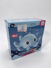 Jiosdo Baby Bath Toys, Octopus Spray Water Light Up Bath Toys, Automatic Induction Water Toys, Bath time shower Bathtub toys Gifts for Toddlers Girls BoysBlue