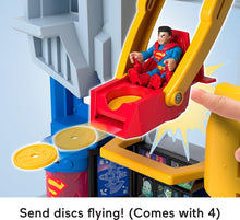 Imaginext DC Super Friends Batman Playset Ultimate Headquarters 2-Ft Tall with Lights Sounds Figures & Accessories for Ages 3+ Years, HNW08
