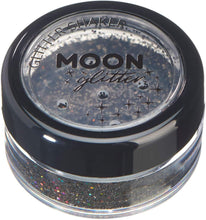 Holographic Glitter Shakers by Moon Glitter - Black - Cosmetic Festival Makeup Glitter for Face, Body, Nails, Hair, Lips - 5g