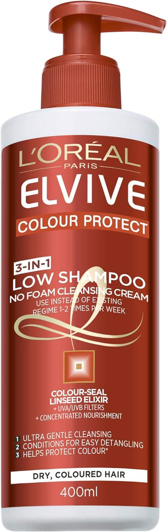 L'Oreal Paris Elvive Colour Protect Low Shampoo 400 ml