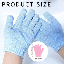 6Pcs Exfoliating Mitt Gloves Bamboo Exfoliates Bathing Accessories Exfoliator Mitt Body Scrub Washcloths Scrubbing Glove for Shower,Spa Massage Dead Skin Deep Cell Remover Mitts Women Exfoliation Wash