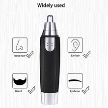 LUXIAR Ear and Nose Hair Trimmer, Premium Electric Nose Hair Trimmer - Precision Ear and Nasal Hair Removal Tool with Waterproof Design - Cordless Grooming for Men and Women