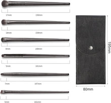 LacyMC Eye Makeup Brush Set,Angled Brush Precision Eyeshadow Tools for Blending Defining Smudging Shading