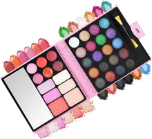 PhantomSky 32 Colours Eyeshadow Palette Makeup Contouring Kit Combination with Lipgloss, Blusher and Concealer 4 - Perfect for Professional and Daily Use