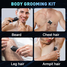 icyant Body Hair Trimmer Men, Electric Groin Hair Trimmer Balls Shaver, Ball Trimmer Men with LED Light and Power Display, IPX7 Waterproof Body Groomer, Standing Recharge Dock for Wet/Dry Use