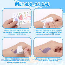 20 Sheets Temporary Tattoo for Kids 200+ Pcs Waterproof Mixed Style Fake Tattoos Stickers Cute Ocean Creatures Animals Stick on Tattoo for Children Girls Boys Birthday Party Supplies Gifts Bag Filler