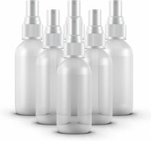 Lang Horn 6 PCS 100ML Spray Bottles Plastic Transparent Mist Spray Bottle empty spray bottle Travel bottle Refillable Small spray bottle small bottles Best for Cosmetic Perfume and Liquids