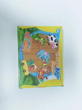 lenbest Wooden Puzzle Toddler Toys - 6PCS Jigsaw Puzzle - Toys for 3 Year Old Boys Girls - Montessori Kids Toys for 1 2 Year Old Girls Boys - 1 2 3 Year Old Boy Girl Gifts