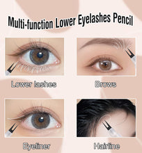 Lvmixwig Eyeliner Waterproof Liquid Eyeliner 0.01 MM Double Tip Lower Eyelash Pencil Smudge proof, Long wearing with Ultra-Fine Tip - Black