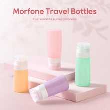 Morfone 16 Pack Travel Bottles Set for Toiletries, TSA Approved Travel Containers Leak Proof Silicone Squeezable Travel Accessories 2oz 3oz for Shampoo Conditioner Lotion Body Wash (BPA Free)