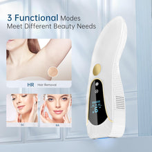 IPL Laser Hair Removal with Cooling System,Upgraded 3 Function,999,000 Flashes,9 Energy Levels,Painless Hair Remover Device for Face Armpits Legs Arms Bikini Line,Women and Men