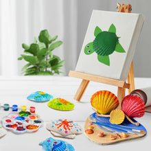 Kids Sea Shell Painting Kit, Eleanore's Diary Arts & Crafts Painting Gifts for Boys Girls, DIY Creative Craft Activities Toys for Age 5 6 7 8 9 10 11 12 Year Old, Birthday Christmas Rainy Day Gifts