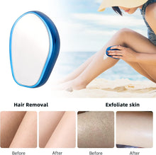 Magic Remover Stone, Crystal Hair Removal Tool Crystal Hair Eraser, Painless Exfoliation Removal Tool for Women Legs Back Body Chest