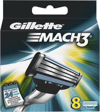 Gillette Mach3razor blades, pack of 8 or 16 pieces