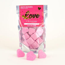 Love Heart Bath Bomb Rose Scented  Gift Republic