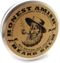 Honest Amish Beard Balm Leave-in Conditioner - Made with only Natural and Organic Ingredients - 2 Ounce Tin