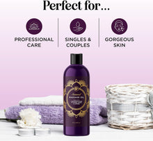 Aromatherapy Sensual Massage Oil for Couples - Lavender Massage Oil for Skin with Jojoba and Sweet Almond Oil - Aromatherapy Oil Infused with Pure Natural Oils - Vegan Non GMO & Gluten Free
