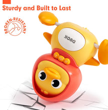 hahaland Baby Crawling Duck Toy Baby Toys for 0-6 Months 1 Year Old Boys Girls, Musical Light Interaction Walking Tummy Time Sensory Toys Sound Toys with Lullabies Birthday Present Gifts