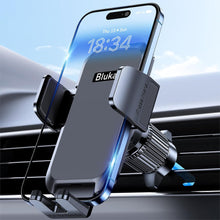 Blukar Car Phone Holder, Air Vent Car Phone Mount Cradle for 360 Rotation, Upgraded Ultra Stable Hook Clip - One Button Release Function for iPhone, Galaxy All 4.0''-7.0'' Smartphones