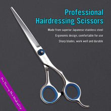 Hairdressing Scissors for Hair Cutting at Home 6.5 Inch Professional Hair Scissors for Salon Style Cutting at Home