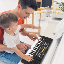 Keyboard Piano for Kids 37 Keys Music Piano with Microphone Portable Musical Toy Electronic Piano Birthday Gifts for Girls Ages 3-12 Black