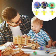 Light Up Spinning Tops for Kids, Magic Flashing Music Gyro Spinning Top Gyroscope LED Shining Toys Kids Toys (3Pcs)