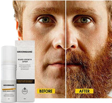 Groomarang Beard Growth Spray 60ml Promotes More Thicker Hair Cover Patches Regrowth Solution