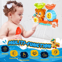 Jovicos Baby Bath Toys, Bear Bathtub Toy for Toddlers 1-3, Kids Water Toys for Waterfall Shower Toys Game, Bath Time Baby Toy for 1 2 3+ Year Old Boy Girl Toddler Gift Toys Set