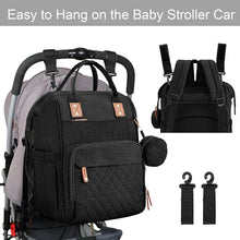 Fexkean Baby Diaper Backpack,Mummy Shoulder Bag for Travel Shopping Camping with Bed Unisex for Boys & Girls