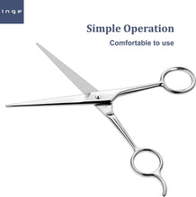 Inge Hairdressing Scissors 6 Inch Stainless Steel Hair Cutting Scissor Perfect for Salon or Home