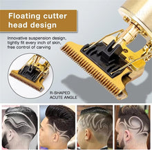 Hair Clippers Men, Beard Trimmer Men, Electric Hair Clippers for Men, with 4 Limit Combs, Precision Outliner Trimmer-Smooth Clipping, Sharp Shavers-USB Charging, Gifts for Men, Silver & Gold Dragon