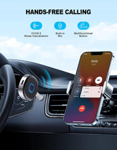 Mohard Car Bluetooth 3.5mm AUX Adapter, Mini Bluetooth 5.3 Vehicle Amplifiers for Stereo/Speaker/Wired Headphones, Bluetooth Car Adapter AUX, Hands-free Calls, Dual Connection, 16H Playtime
