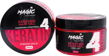 Magic Cosmeics Hair Styling Gel  Maximum Edge Control  Strong & All Day Hold  Keratine Hair Gel For Men & Woman  Afro Hair Styling  250ml