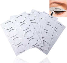 Eyeliner and Eyelash Stickers, Eyeliner Stickers Quick Eye Makeup Tool for Beginners Smokey Eye Shadow, Eyeliner Stamp Winged Eyeliner Eyeliner Stencil Cards All in One Eye Makeup Tool