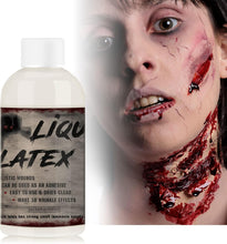 CHASPA 200ML Makeup Liquid Latex for Halloween Costume, Zombie, Special Effects SFX Wound - Dries CLEAR