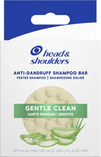 Head & Shoulders Anti-Dandruff Solid Shampoo Bar, Gentle Clean, With Aloe Vera, 70g