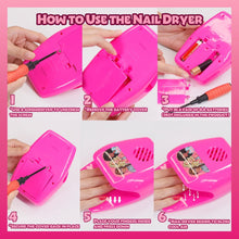 Barbie 8 pcs Non Toxic Nail Polish Set for Kids with Nail Dryer  Nail Varnish for Girls  Gifts for Ages 3+ by Townley Girl (Battery Not Included)