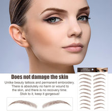 9Sheets 90Pairs 6d Stickers on Eyebrows Waterproof Eyebrow Tattoo Stickers, Eyebrow Transfer Stickers Eyebrow Beauty Shaping Stickers,Temporary Eyebrow Tattoo Stickers for Women (Brown)