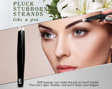 ME MAXEQUIP Tweezers for Facial Women and Men Professional Stainless Steel Eyebrow Tweezers Precision for Ingrown Hair Tweezers on Nose Ear